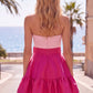 Unique Homecoming Dress Sweetheart Bowknot Back to School Outfits Party Dress D7811