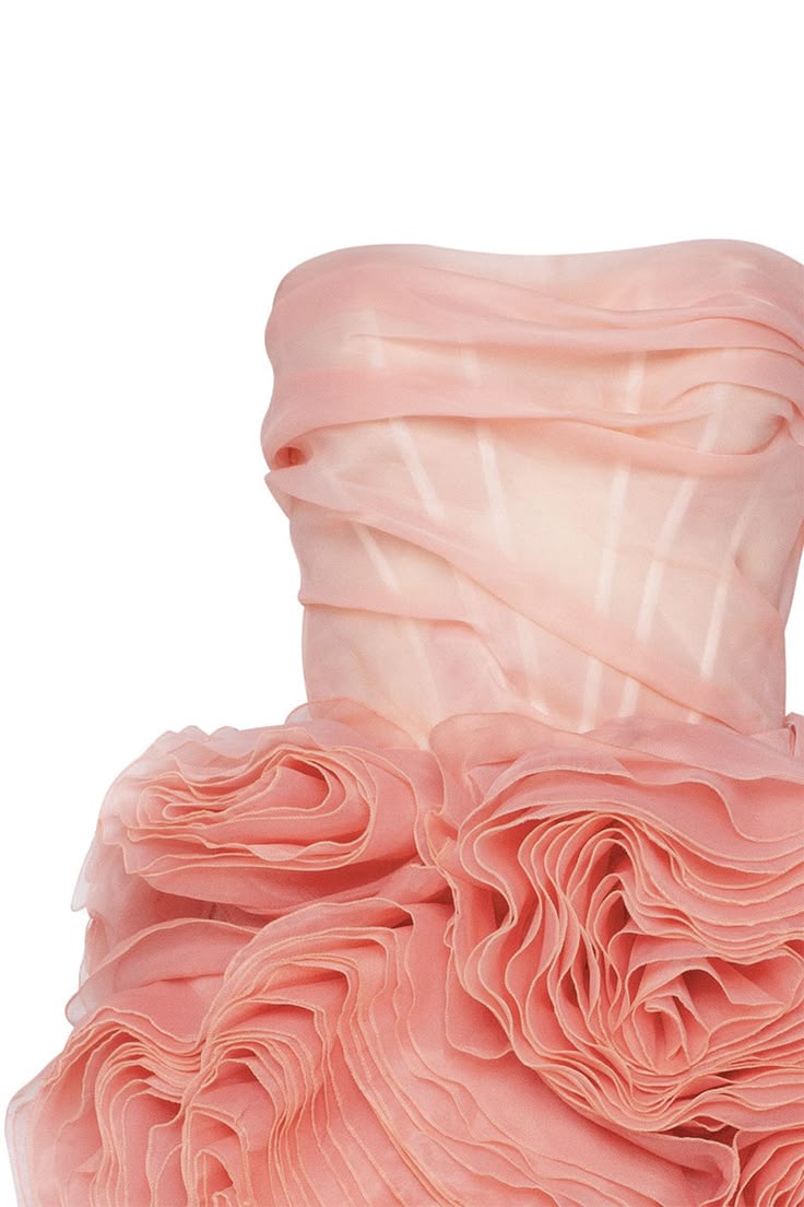 Unique Homecoming Dress Strapless Organza Flower Back to School Outfits Party Dress  D7728