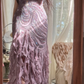 Vintage Purple Sparkling Strapless Design Elegant Chiffon Evening Dress Prom Dresses D1491