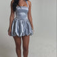 Fashionable Homecoming Dress Halter A-Line Back to School Outfits Party Dress D7836