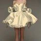 Beautiful Homecoming Dress Sweetheart Bowknot Pleated Back to School Outfits Party Dress D7170