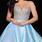 Unique Homecoming Dress V Neck Tulle Rinestone Back to School Outfits Party Dress D7830