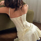 Chic Homecoming Dress Spaghetti Strap Pleated Back to School Outfits Party Dress  D7398
