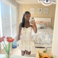 White Sweetheart A-Line Short Party Dress Homecoming Dress MD7315