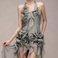 Charming Homecoming Dress Halter Soutache Hi-Lo Back to School Outfits Party Dress  D7376