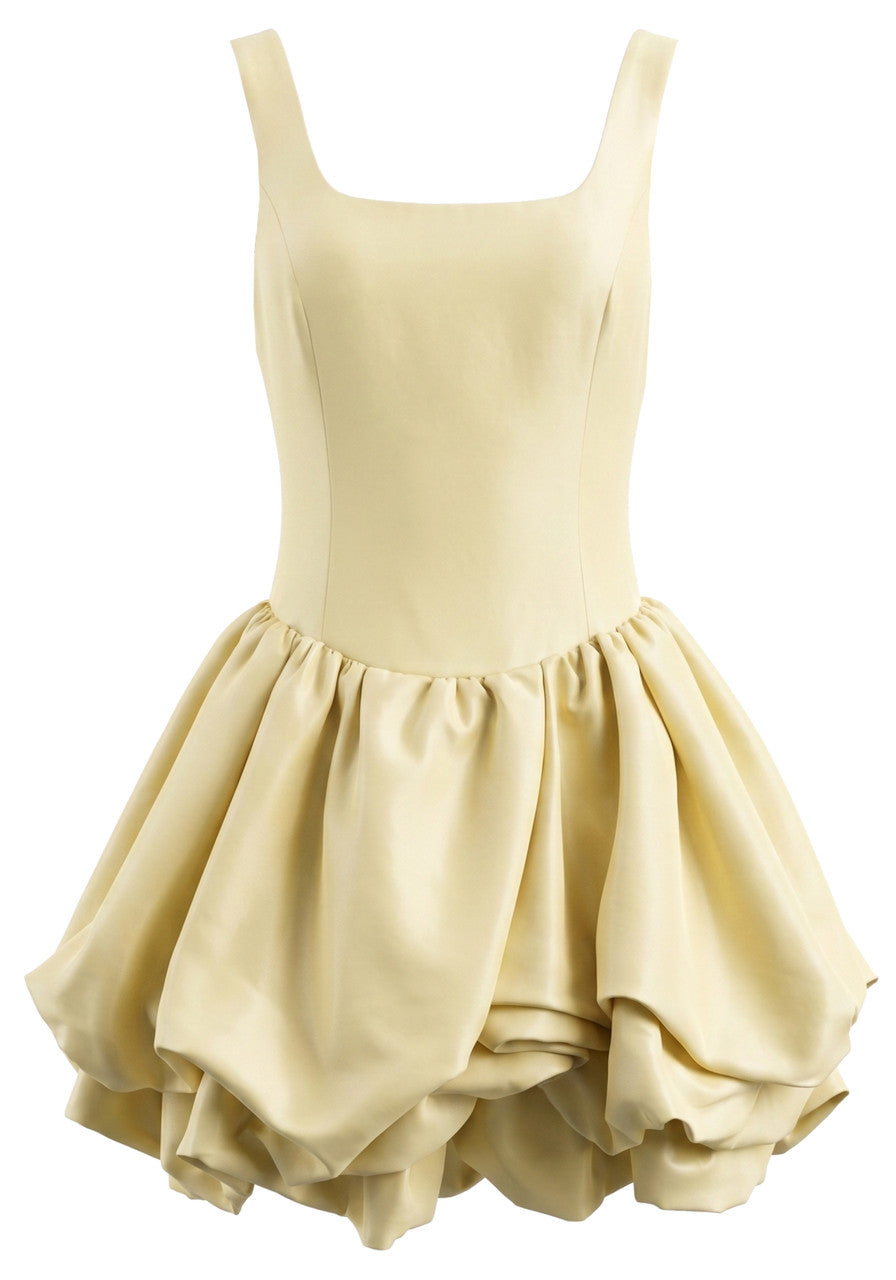Stunning Homecoming Dress Square A-Line Cascade Back to School Outfits Party Dress D7910