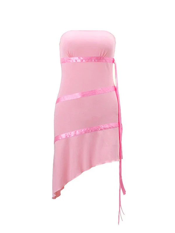 Beautiful Homecoming Dress Strapless Soutache Hugging Back to School Outfits Party Dress D7131