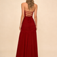 Charming Red Strapless Sheath Long Eveing Party Dress MD7561