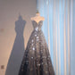 Stunning Sweetheart A-Line Shiny Long Prom Dress Party Gown, D57
