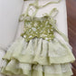 Stunning Homecoming Dress Strapless Lace Casacde Pearl A-Line Soutache Back to School Outfits Party Dress D7920