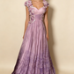Elegant Ombre Sweetheart A-Line Appliques Long Party Dress Evening Gown, D626