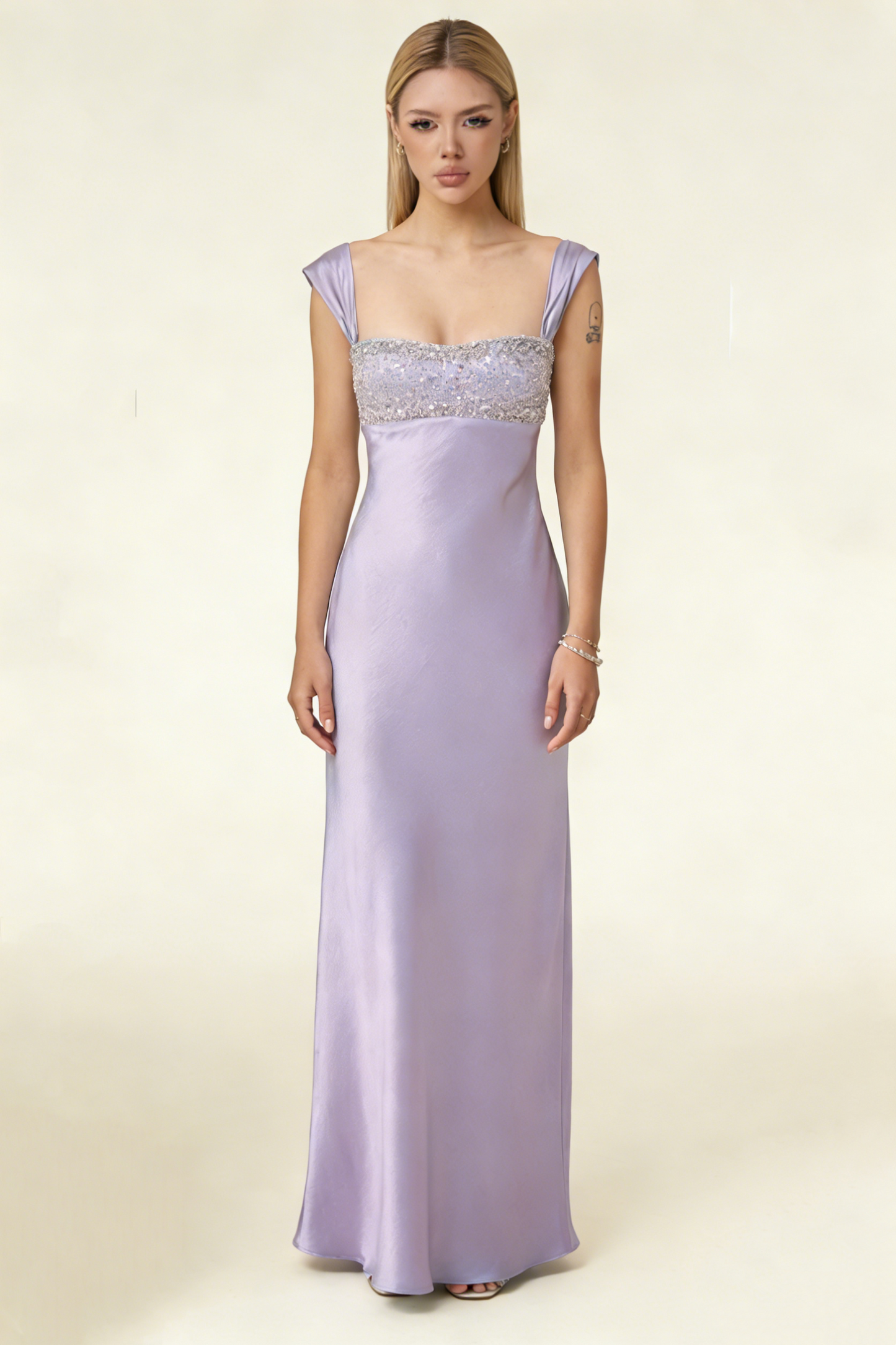 Robe de bal brillante à paillettes et col en cœur, robe de soirée sirène, robe de gala, robe de fête d'anniversaire, D3415