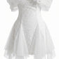 Stunning Homecoming Dress Off the Shoulder Flower Beading Lace Tulle Back to School Outfits Party Dress D7909