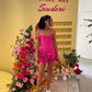 Chic Homecoming Dress Off the Shoulder Pleated Back to School Outfits Party Dress Birthday Outfits D7418