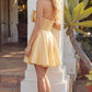 Fashionable Homecoming Dress Strapless Bowknot Rinestone Back to School Outfits Party Dress D7843