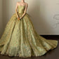 Pretty Sage Green Ball Gown Strapless Butterfly Wings Lace Tulle Prom Quinceanera Dress 16 L144