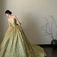 Pretty Sage Green Ball Gown Strapless Butterfly Wings Lace Tulle Prom Quinceanera Dress 16 L144