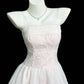 Sweet Light Pink A-Line Spaghetti Strap Lace Embroidery Tulle Dress Prom Evening Dress L228