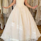 Feminine Ivory Ball Gown Spaghetti Strap Bow Basque Waist Tulle Dress Quinceanera Dress 16 L287