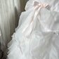 Gorgeous White Ball Gown Strapless Appliques Bow Sequins Tulle Dress Quinceanera Dress 16 L297