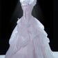 Dreamy Pink Ball Gown Off-The-Shoulder Embroidery Bow Tulle Dress Quinceanera Dress 16 L309