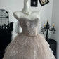Princess Pink Ball Gown Off-The-Shoulder Sequins Rhinestone Tulle Dress Quinceanera Dress 16 L364