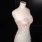 Fairy Mint Green A-Line Sweetheart Glitter Tulle Dress Prom Evening Dress L462