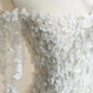 Elegant White Tulle Wedding Dress Off-The-Shoulder Mermaid Lace Appliques Ballroom Wedding Dress L477