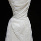 Pretty White Tulle Wedding Dress Strapless A-Line Lace Appliques Ballroom Wedding Dress L493