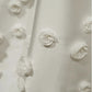 Elegant White Ball Gown Strapless Floral Appliques Matte Satin Dress Quinceanera Dress 16 L499
