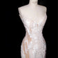 Princess White Tulle Wedding Dress Sweetheart Mermaid Appliques Beaded Ballroom Wedding Dress  L513