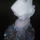 Fairy Light Blue Mermaid Strapless Rhinestone Tiered Tulle Prom Dress Evening Dress L518