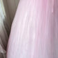 Feminine Pink Ball Gown Strapless Lace-Up Back Tulle Dress Quinceanera Dress 16 L574