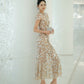 Luxurious Nude Mermaid Dress Round Neck Sequins Tulle Dress Prom Evening Dress L87