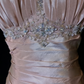 Light Pink Prom Dress Spaghetti Straps Mermaid Beading Vintage Long Party Dress Birthday Outfits, D899
