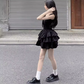 Cute  A Line Square Neckline Pleated Homecoming Dress Birthday Party Prom Dress D1737