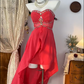 Gorgeous Sleeveless Swarovski Crystal Prom Dress High-Slit Homecoming Dress Party Dress D1742