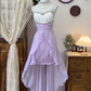 Elegant Sweetheart Sleeveless Swarovski Crystal Empire High-Slit Party Dress Homecoming Dress  D1746