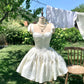 Cute Straps Square Neckline Pleated Short Prom Dress Homecoming Dress Quinceanera Dress D1776