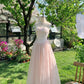 Pretty A Line Spaghetti Straps Flower Long Dress Birthday Outfits Sweet 16 Homecoming Dress D1777