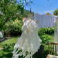 Cute Halter Handmade Flower Embroidery Ruffle Short Prom Dress Party Homecoming Dress   D1778