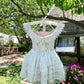 Cute Sleeveless Lace Fold Tiered Short Prom Dress Homecoming Dress Sweet 16 Dress  D1779