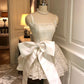 Cute Spaghetti Straps Butterfly Pearl Embroidery Pleated Sweet 16 Dress Birthday Party Dress  D1785