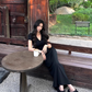 Elegant V-Neckline Sheath Short Sleeves Pleated Ankle Length Dress Party Dress Women Dress Summer Dress D1789
