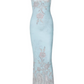 Sexy Spaghetti Straps Printed Suspender Dress Sheath elastic slim fit Ankle-Length Skirt Seaside Women Dress Summer Dress D1810