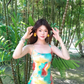 Colorful Spaghetti Straps Backless Sheath Mini Dress Summer Seaside Dress Women Dress Dating Dress  D1822