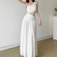 Fashion One Shoulder Pleated Long Dating Dress Summer Vacation Dress Women Dress D1830