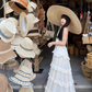 Island Style Halter Backless Tiered Pleated Beach Vacation Dress Women Summer Long Dress D1861