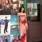 Seaside Spaghetti Straps Print Lace Pleated Ankle Long Skirt Women Summer Dress Beach Mesh Dress    D1885