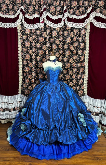 Pretty Sweetheart Neck Pleated Tiered Ball Gown Cocktail Dress Sweet 16 Evening Dress Prom Dress D1992
